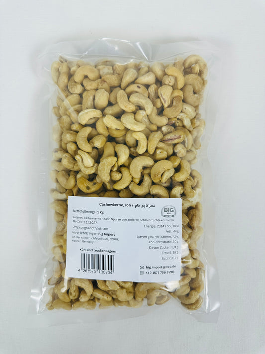 Cashewkerne, roh