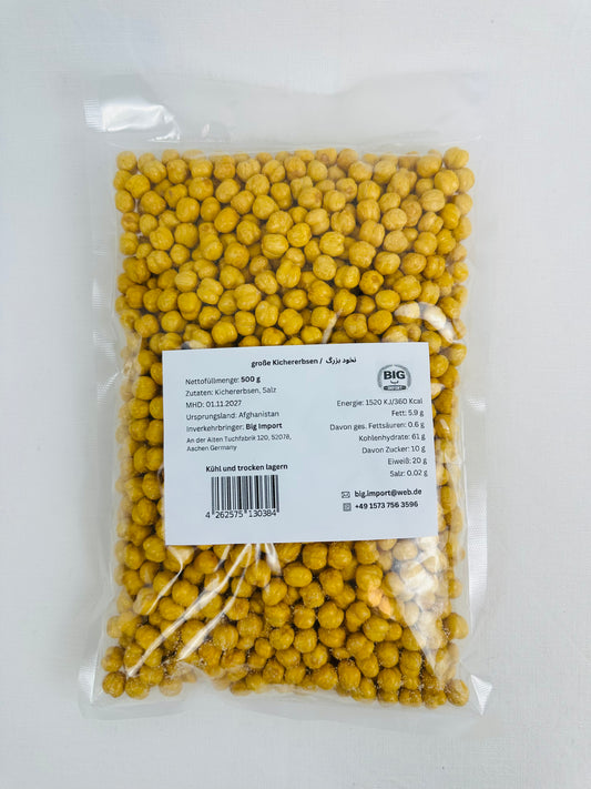 Geröstete Kichererbsen, gesalzen 10 mm