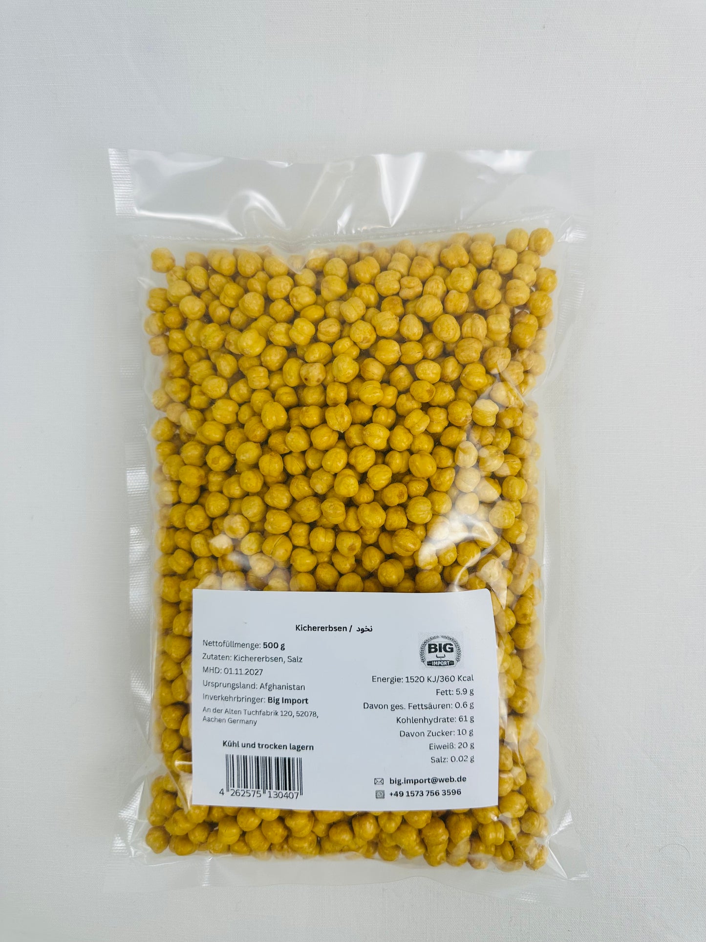 Geröstete Kichererbsen