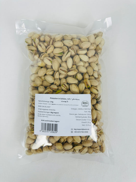 Pistazien in Schale, roh