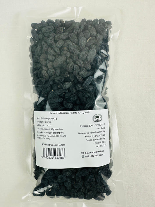 Schwarze Rosinen - Klein