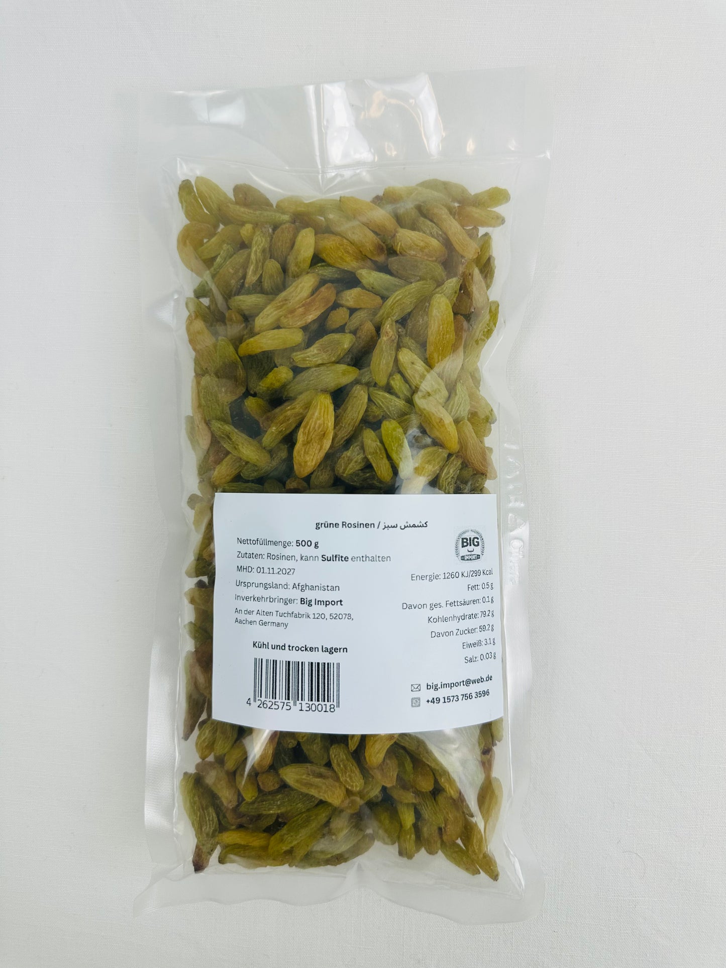 grüne Rosinen