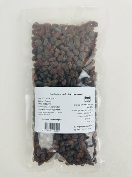 rote Rosinen - Groß